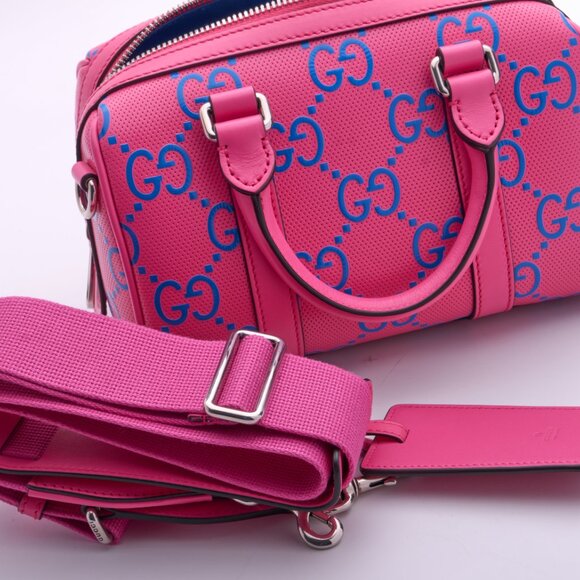 Gucci Jumbo GG Leather 2 Way Handbag Pink 725292 - Picture 5 of 15